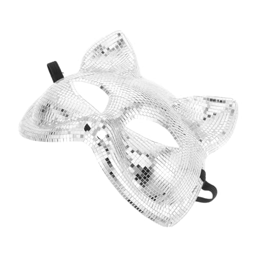 PRETYZOOM Katzenmaske Zum Bemalen Für Damen Strass-maskenmaske Für Damen Disco-kostüm Erwachsene Halloween-accessoire PRETYZOOM Katzenmaske Zum Bemalen Für Damen Strass-maskenmaske Für Damen Disco-kostüm Erwachsene Halloween-accessoire von PRETYZOOM