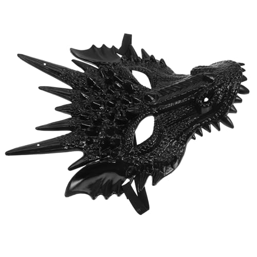 PRETYZOOM Drachenmaskerade Für Männer Cosplay Tierparty Kostümzubehör Schwarzer Verkleidung Drache von PRETYZOOM