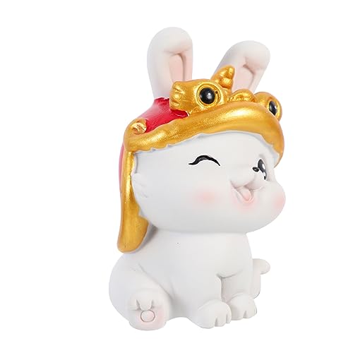 PRETYZOOM Figurine Für Home Harz Bunny Dekoration Bunny Spielzeug Desktop Statuen Bunny Figuren Sammlung PRETYZOOM Figurine Für Home Harz Bunny Dekoration Bunny Spielzeug Desktop Statuen Bunny Figuren Sammlung von PRETYZOOM