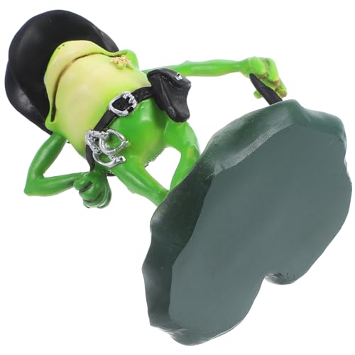 PRETYZOOM -Frosch-Ornament Ausgestopft Fee Bausatz Teich Im Freien Statue Tiere Aquarium Frösche Tank Frosch Plüsch Fisch Tragen Zwerge Puppe Raupe Bastelset Basteln Harz PRETYZOOM -Frosch-Ornament Ausgestopft Fee Bausatz Teich Im Freien Statue Tiere Aquarium Frösche Tank Frosch Plüsch Fisch Tragen Zwerge Puppe Raupe Bastelset Basteln Harz von PRETYZOOM