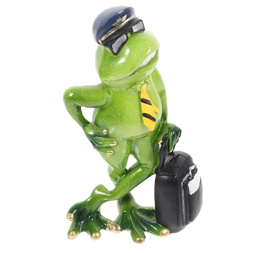 PRETYZOOM Mehrzweck-Frosch-Ornament Aus Kunstharz Frosch-Dekoration Für Zuhause Und Büro Frosch-Figur Statue Für Auto Und Schrank PRETYZOOM Mehrzweck-Frosch-Ornament Aus Kunstharz Frosch-Dekoration Für Zuhause Und Büro Frosch-Figur Statue Für Auto Und Schrank von PRETYZOOM