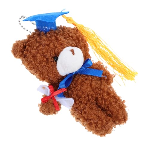 PRETYZOOM Grad Hat Bear Toys Mini Plush Graduation Bären Doll Spielzeug Graduierung Saison Plüschpuppe Graduierung Plüsch Ausgestopfter Bär Für Abschlussfeierparty von PRETYZOOM