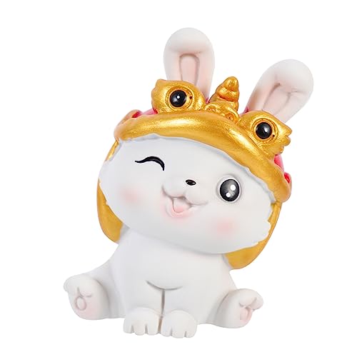 PRETYZOOM Entzückende Figuren Spielzeug Bunny Miniatur Figuren Desktop Statuen Für Wohnkultur von PRETYZOOM