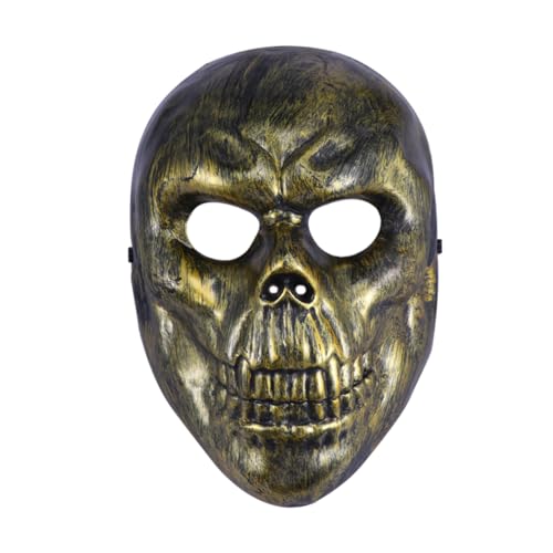 PRETYZOOM Halloween-maske Augenklappen Für Erwachsene Cosplay Party-requisiten Gruseliges Skelett Karneval Requisiten Skelett Voll Zombie-maske Horror-skelett Halloween Gruselig Cs Bilden von PRETYZOOM