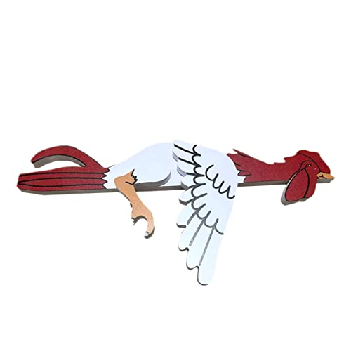 PRETYZOOM Huhn-Tür-Rahmen-Verzierung Hähne Hühnerfutter Hühnerdekor Hühnerskulptur Vogelscheuche gartendeko rostoptik Gartenzaun Dekoration Festverzierung Holzfigur Ornament rot PRETYZOOM Huhn-Tür-Rahmen-Verzierung Hähne Hühnerfutter Hühnerdekor Hühnerskulptur Vogelscheuche gartendeko rostoptik Gartenzaun Dekoration Festverzierung Holzfigur Ornament rot von PRETYZOOM