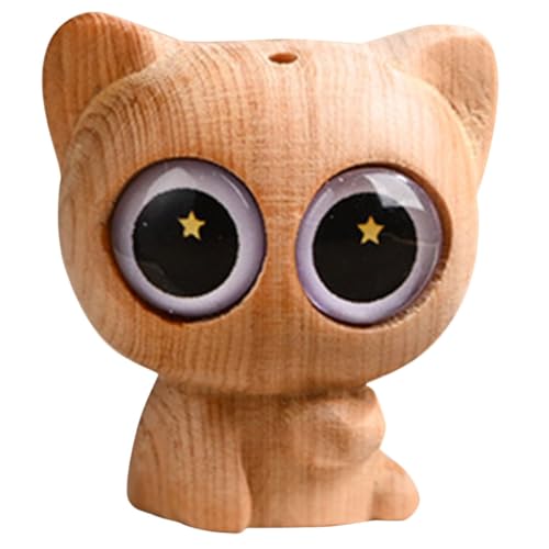 PRETYZOOM Kätzchen aus Holz Katzenspielzeug Katze außengehege Katzenausbruchsicher Haustier Katzenfiguren holzgravur katzenanhänger schlusselketten Haushaltskatzenverzierung Retro-Holzdekor PRETYZOOM Kätzchen aus Holz Katzenspielzeug Katze außengehege Katzenausbruchsicher Haustier Katzenfiguren holzgravur katzenanhänger schlusselketten Haushaltskatzenverzierung Retro-Holzdekor von PRETYZOOM