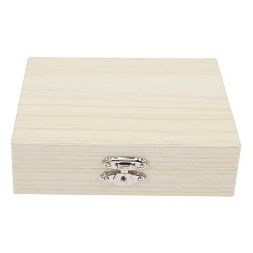 PRETYZOOM Kasten Biologische Slice-Box Container Exemplare klein vorbereitet Scheibe gleiten Lagerung Mikroskop -Objektträgerhalter Mikroskop -Schleifbehälter Holz Beige von PRETYZOOM