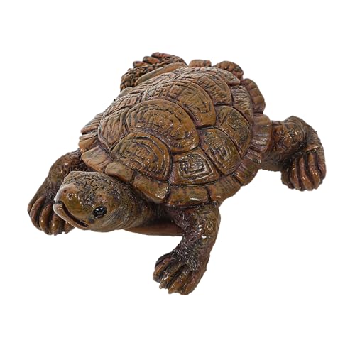 PRETYZOOM Kleine Schildkrötenverzierung Tierfiguren Desktop-schildkrötendekoration Simulation Von Tierfiguren Meerestierfigur Schildkröten-simulationsfiguren Spielzeugschildkröte Harz von PRETYZOOM