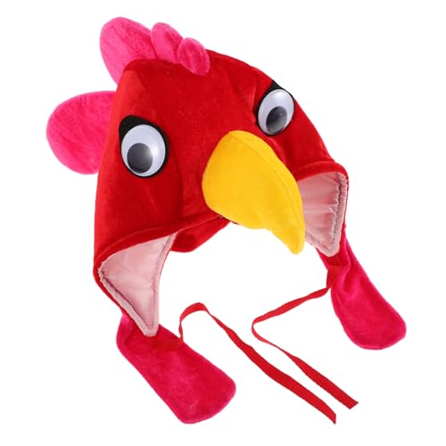 PRETYZOOM Kükenhut Eltern-Kind-Hüte weiche Hüte Tierhüte Kopfbedeckungen Truthahnhüte Lustiger Hut Plüsch-Huhn-Hut Zubehör für Tierhaare Hühnerkostümhut Plüsch-Tierkostüm-Hut Polyester rot PRETYZOOM Kükenhut Eltern-Kind-Hüte weiche Hüte Tierhüte Kopfbedeckungen Truthahnhüte Lustiger Hut Plüsch-Huhn-Hut Zubehör für Tierhaare Hühnerkostümhut Plüsch-Tierkostüm-Hut Polyester rot von PRETYZOOM