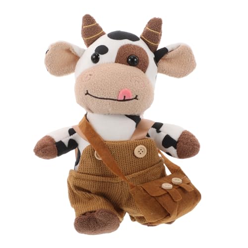 PRETYZOOM Kuhpuppe Deko Kuhzubehör Gefüllte Kühe Kuh Kuh Stickig Kuhstopftier Kleines Kuh-stofftier Kuhfiguren Spielzeugkühe Kuh Stofftier Groß Kuscheltier Kuh Kuscheltiere Plüsch von PRETYZOOM