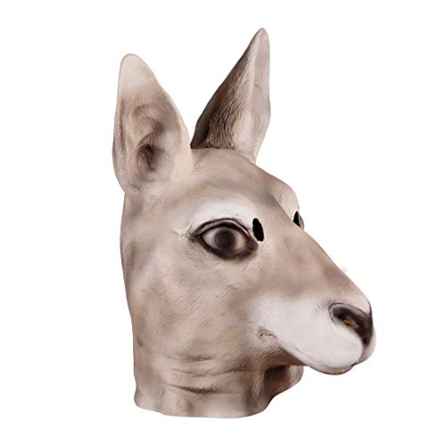 PRETYZOOM Lustige Kopfbedeckung Känguru Kopfbedeckung Halloween Funny Animas Masken Känguru Geformte Volle Gesichtsabdeckung für Halloween Masquerade Bankettparty Kostüm Tier PRETYZOOM Lustige Kopfbedeckung Känguru Kopfbedeckung Halloween Funny Animas Masken Känguru Geformte Volle Gesichtsabdeckung für Halloween Masquerade Bankettparty Kostüm Tier von PRETYZOOM