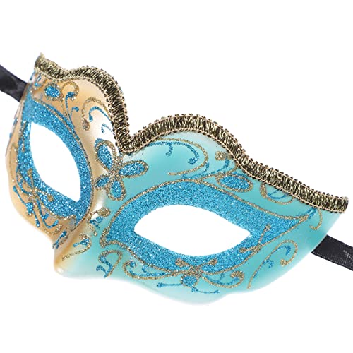 PRETYZOOM Maskenball Maske Maskenball Karneval Maskerade Kinder Glitzer Halb Retro Venezianische Kostüm Karneval Antik Halloween Kostüm Zubehör von PRETYZOOM