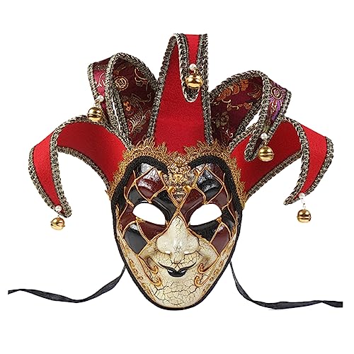 PRETYZOOM Maskenkostüm Maskerade-maske Für Paare Halloween-ornamente Phantom Der Opernmaske Maskerademaske Für Männer Maske Des Hofnarren Narrenmaske Liebhaber Gesichtsmaske Abschlussball von PRETYZOOM