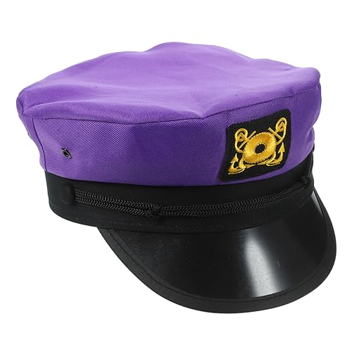 PRETYZOOM Matrosenschiffmütze Lustiger Bootsfahrerhut Verkleiden Sie Hüte Schiffshut Matrosenkapitänsmütze Bestickte Matrosenhüte Matrosen-yachthut - -kappe Violett Marine Polyester Zubehör PRETYZOOM Matrosenschiffmütze Lustiger Bootsfahrerhut Verkleiden Sie Hüte Schiffshut Matrosenkapitänsmütze Bestickte Matrosenhüte Matrosen-yachthut - -kappe Violett Marine Polyester Zubehör von PRETYZOOM