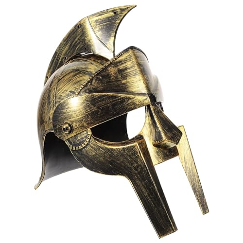PRETYZOOM Mittelalterlicher Ritter Spartaner Römische Krieger Griechischer Kostümhelm Wikingerkostüm Ritterhut Helm Lustige Partyhüte Kopfbedeckung Ritter Cosplay Partyzubehör PRETYZOOM Mittelalterlicher Ritter Spartaner Römische Krieger Griechischer Kostümhelm Wikingerkostüm Ritterhut Helm Lustige Partyhüte Kopfbedeckung Ritter Cosplay Partyzubehör von PRETYZOOM