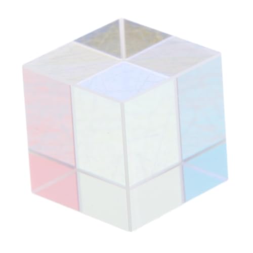 PRETYZOOM Optisches Prisma Kristallprisma Prismenoptik Prisma-miniwürfel Prismenwürfel Glas von PRETYZOOM