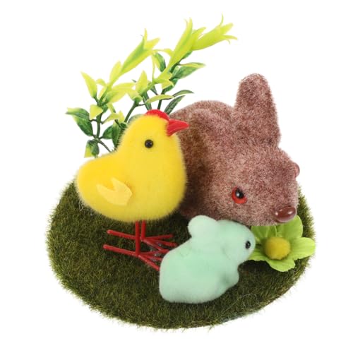 PRETYZOOM Osterdekorationen Hasen Küken Figuren Kleinkindspielzeug Hase Formschnitt Hase Strömte Puppenhauszubehör Beflockter Hase Plüsch Kinderspielzeug Tiere Zwerge Plastik PRETYZOOM Osterdekorationen Hasen Küken Figuren Kleinkindspielzeug Hase Formschnitt Hase Strömte Puppenhauszubehör Beflockter Hase Plüsch Kinderspielzeug Tiere Zwerge Plastik von PRETYZOOM