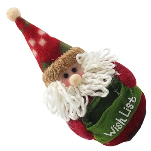PRETYZOOM Puppe Weihnachtsdekorationen Wohnkultur Geschenke Für Kleine Geschenke Weihnachtssto Ornament Weihnachts-schneemann-anhänger Haushalt Polyester Dekorative Gegenstände von PRETYZOOM