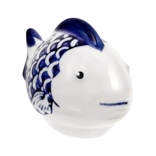 PRETYZOOM Schwimmende Fischornamente Aus Keramik Automatischer Fischfutterautomat Aquarium-tierfigur Figuren Badespielzeug Für Fische Kleine Fischfigur Dekorative Ornamente Für Aquarien Tank von PRETYZOOM
