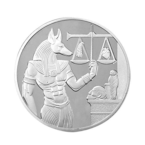 PRETYZOOM Silber Gedenkmünze Anubis Münze Alten Ägypten Münze Kunstsammlung Münze Dekorative Münze Souvenir Geschenk Sammlerstück Spielzeug PRETYZOOM Silber Gedenkmünze Anubis Münze Alten Ägypten Münze Kunstsammlung Münze Dekorative Münze Souvenir Geschenk Sammlerstück Spielzeug von PRETYZOOM