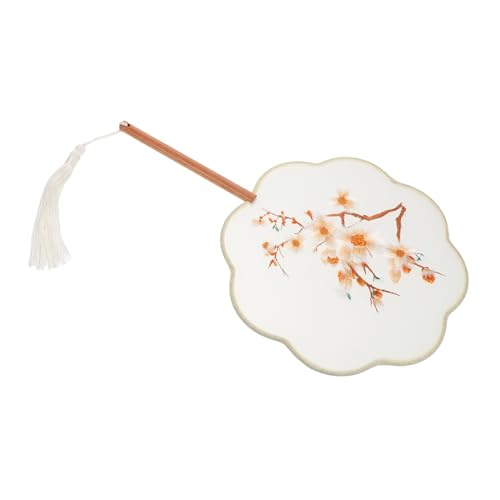 PRETYZOOM Stickerei Runder Handfächer Chinesischer Traditioneller Tanzfächer Leichtgewichtiger Sommerfächer Mit Blumenmotiv Für Hochzeit Party Und Tanzveranstaltungen PRETYZOOM Stickerei Runder Handfächer Chinesischer Traditioneller Tanzfächer Leichtgewichtiger Sommerfächer Mit Blumenmotiv Für Hochzeit Party Und Tanzveranstaltungen von PRETYZOOM