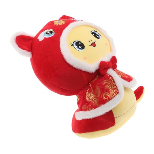 PRETYZOOM Tierkreis Schlangenpuppe Stofftier Für Das Chinesische Neujahr Chinesisches Schlangenspielzeug Dekorationen Für Das Mondneujahr Schlangenmaskottchen Süßes Stofftier von PRETYZOOM