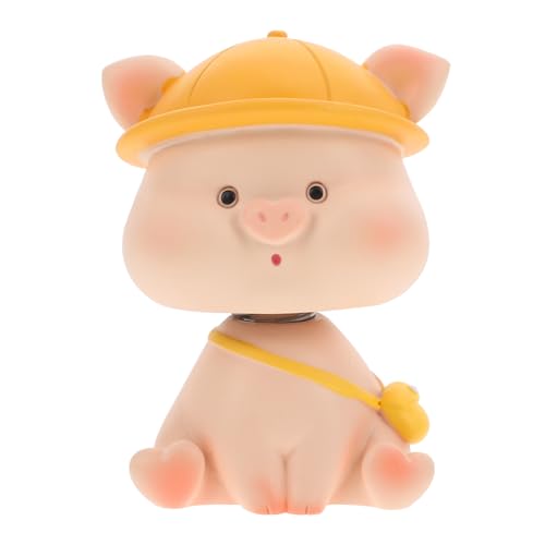PRETYZOOM Wackelkopf Schweinchen Ornament Gesicht Puppe klebrig Schweineauto Plüsch Cartoon-Innenverzierung Wohndekoration im Schweinchen-Design Heimdekoration Autodekoration Harz PRETYZOOM Wackelkopf Schweinchen Ornament Gesicht Puppe klebrig Schweineauto Plüsch Cartoon-Innenverzierung Wohndekoration im Schweinchen-Design Heimdekoration Autodekoration Harz von PRETYZOOM