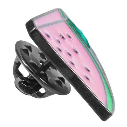PRETYZOOM Wassermelonenbrosche wassermelonen brosche Wassermelonen-Neuheitsnadel Brosche mit Wassermelone Wassermelonen-Brosche Wassermelone kleine Anstecknadel Kleidungsbrosche Legierung von PRETYZOOM