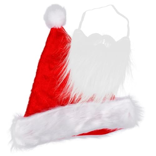 PRETYZOOM 2pc Santa Bart Hut Set Weihnachten Party Favors Santa Claus Cosplay Requisiten PRETYZOOM 2pc Santa Bart Hut Set Weihnachten Party Favors Santa Claus Cosplay Requisiten von PRETYZOOM