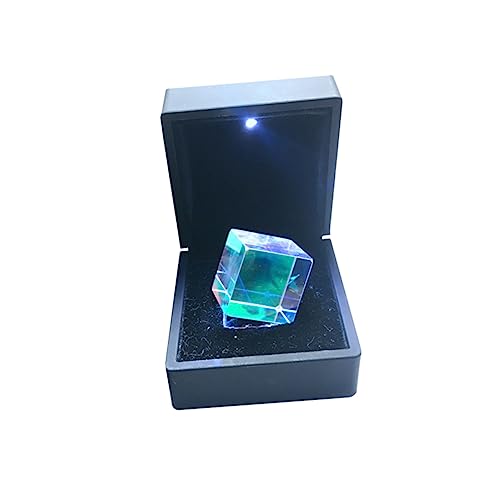 PRETYZOOM Würfel -Geschenkbox des Lichts x-Würfel-Prisma Dekoration Physik klare Gläser optisch Fänger dichroitisch Kristallwürfel Prismen ästhetisch Form farbig Lichtbiegeprisma Kaleidoskop PRETYZOOM Würfel -Geschenkbox des Lichts x-Würfel-Prisma Dekoration Physik klare Gläser optisch Fänger dichroitisch Kristallwürfel Prismen ästhetisch Form farbig Lichtbiegeprisma Kaleidoskop von PRETYZOOM
