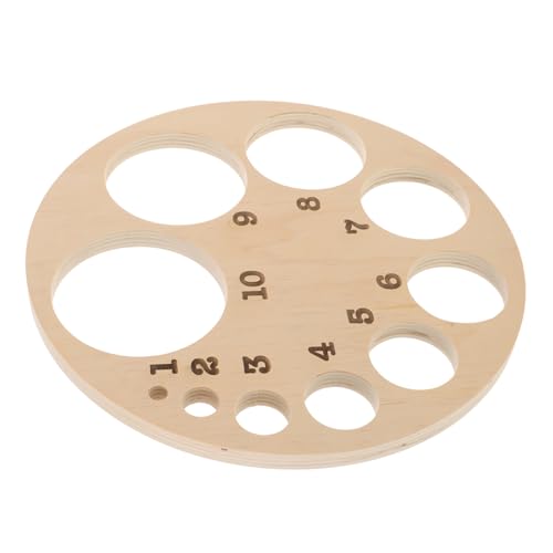 PRETYZOOM Zervikales Dilatationsrad aus Holz für Geburtsvorbereitungskurse Lehrmittel für Medizinische Hochschulen und Hebammen Realistisches Design zur Veranschaulichung Des von PRETYZOOM
