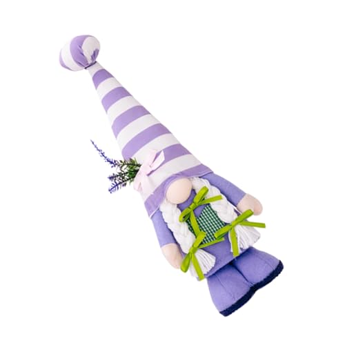 PRETYZOOM Festival GNOME GNOME Puppe Ornament Lavendel GNOME Dekorationen Für Home GNOME Dekoration von PRETYZOOM