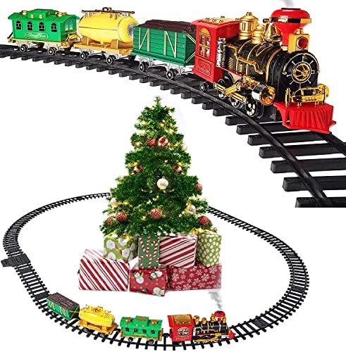 Prextex Weihnachtszug-Set - Rund um den Weihnachtsbaum mit echtem Rauch, Musik und Lichtern Prextex Weihnachtszug-Set - Rund um den Weihnachtsbaum mit echtem Rauch, Musik und Lichtern von Prextex