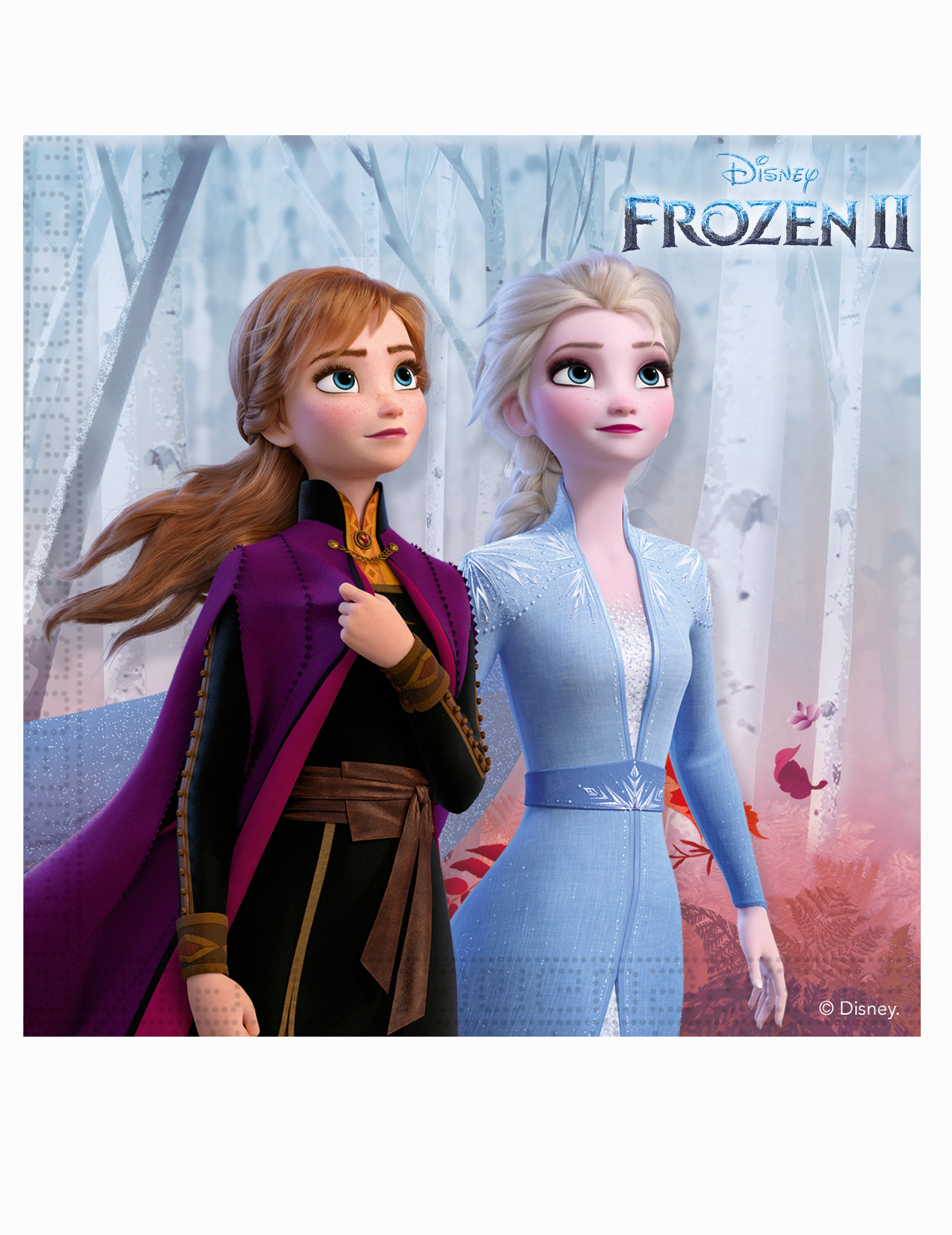 Frozen 2 Party-Servietten für Mädchen 20 Stück bunt 33 x 33 cm Frozen 2 Party-Servietten für Mädchen 20 Stück bunt 33 x 33 cm von KARNEVAL-MEGASTORE