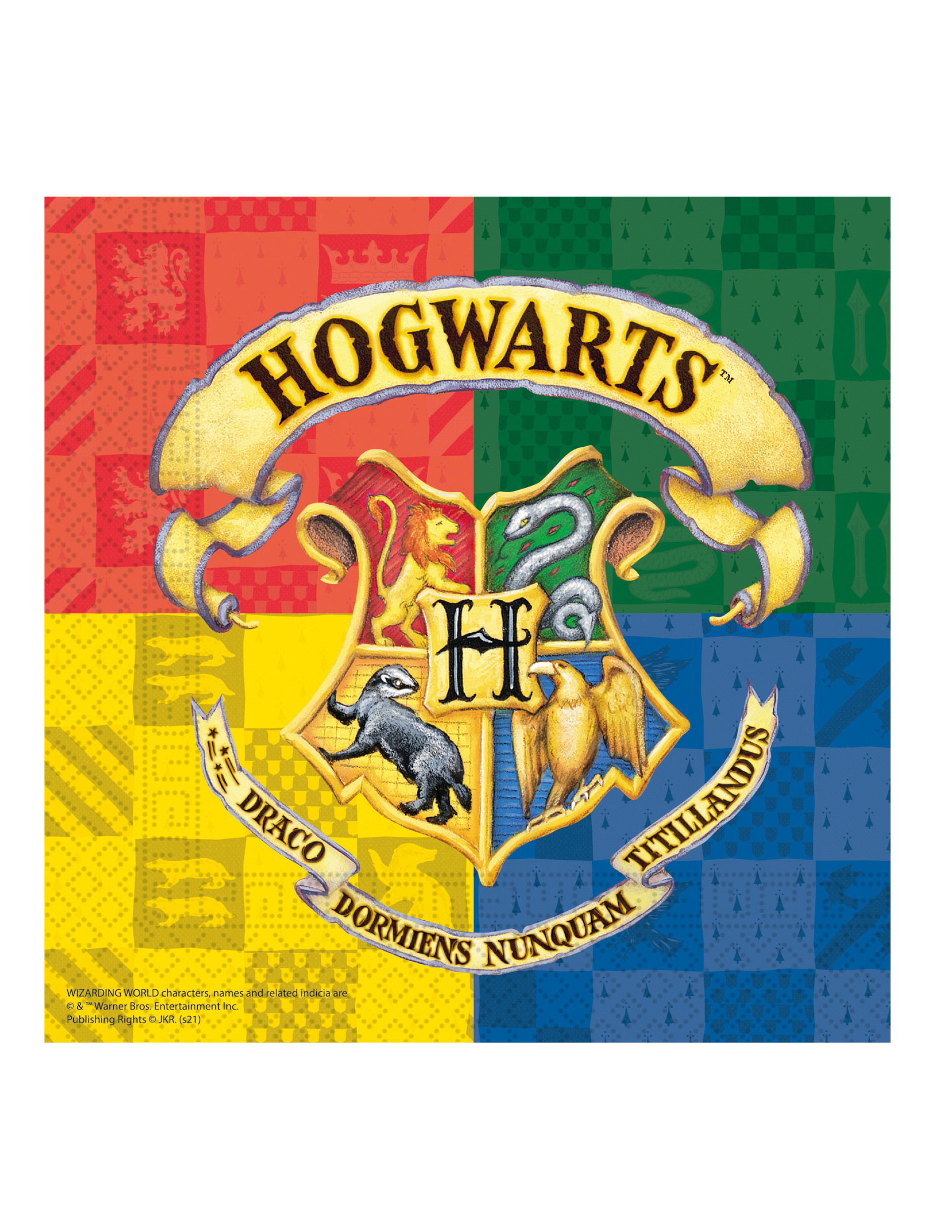 Harry Potter-Papierservietten Hogwarts 20 Stück bunt 33 x 33 cm Harry Potter-Papierservietten Hogwarts 20 Stück bunt 33 x 33 cm von KARNEVAL-MEGASTORE