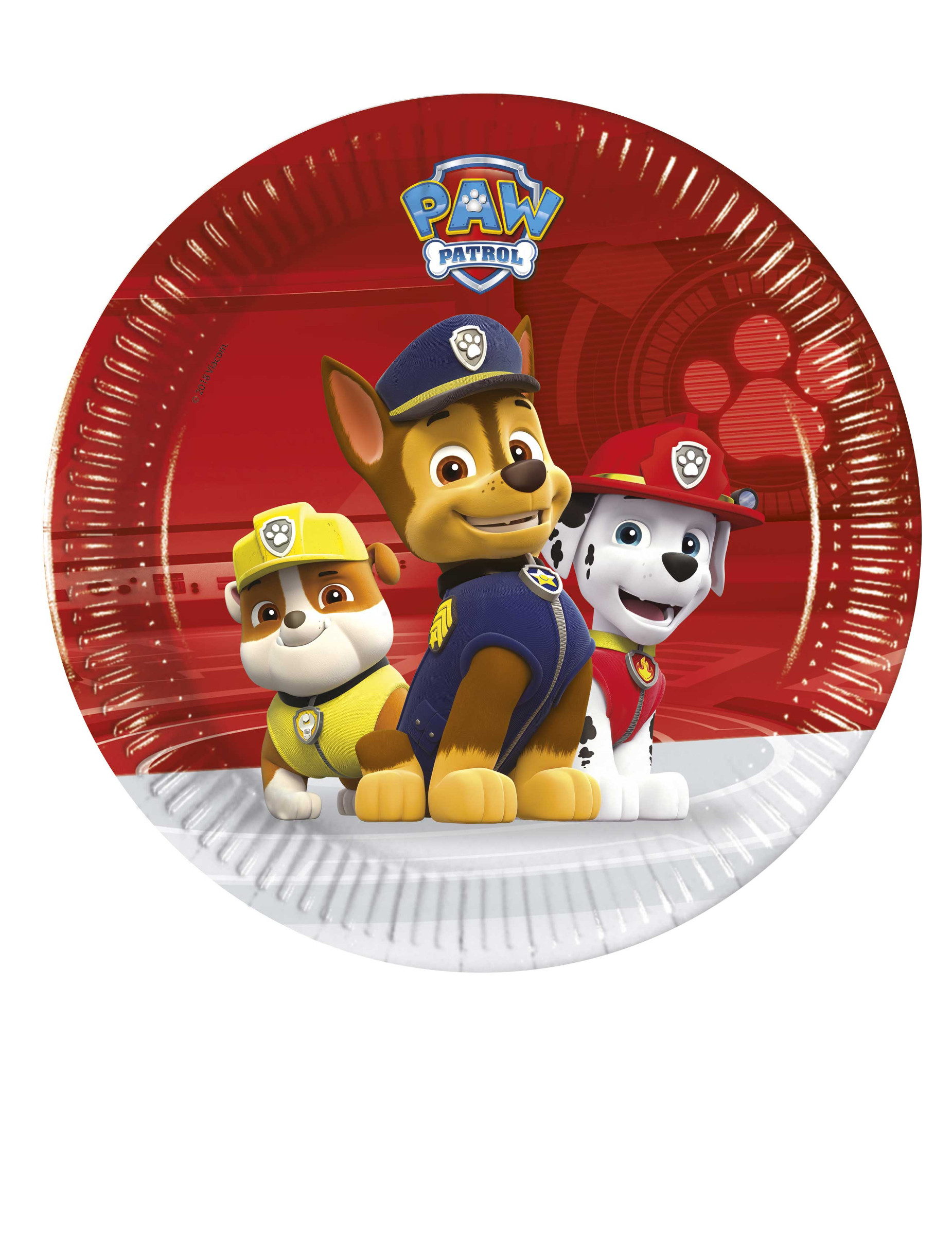 Paw Patrol-Pappteller Ruben, Chase und Marshall Tischdeko bunt 20cm Paw Patrol-Pappteller Ruben, Chase und Marshall Tischdeko bunt 20cm von KARNEVAL-MEGASTORE