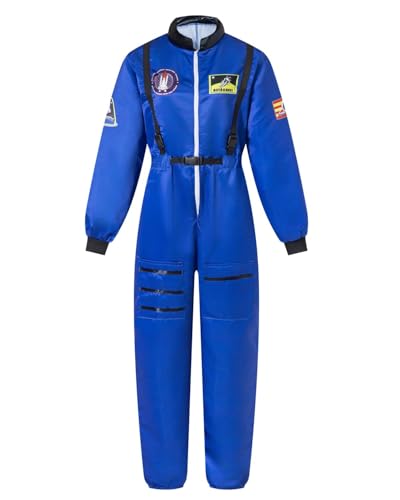 PROMOTED TO BIG SISTER Astronauten-Kostüm für Damen, Raumfahrer, Halloween-Overall (Blau, Größe XX-Large) von PROMOTED TO BIG SISTER