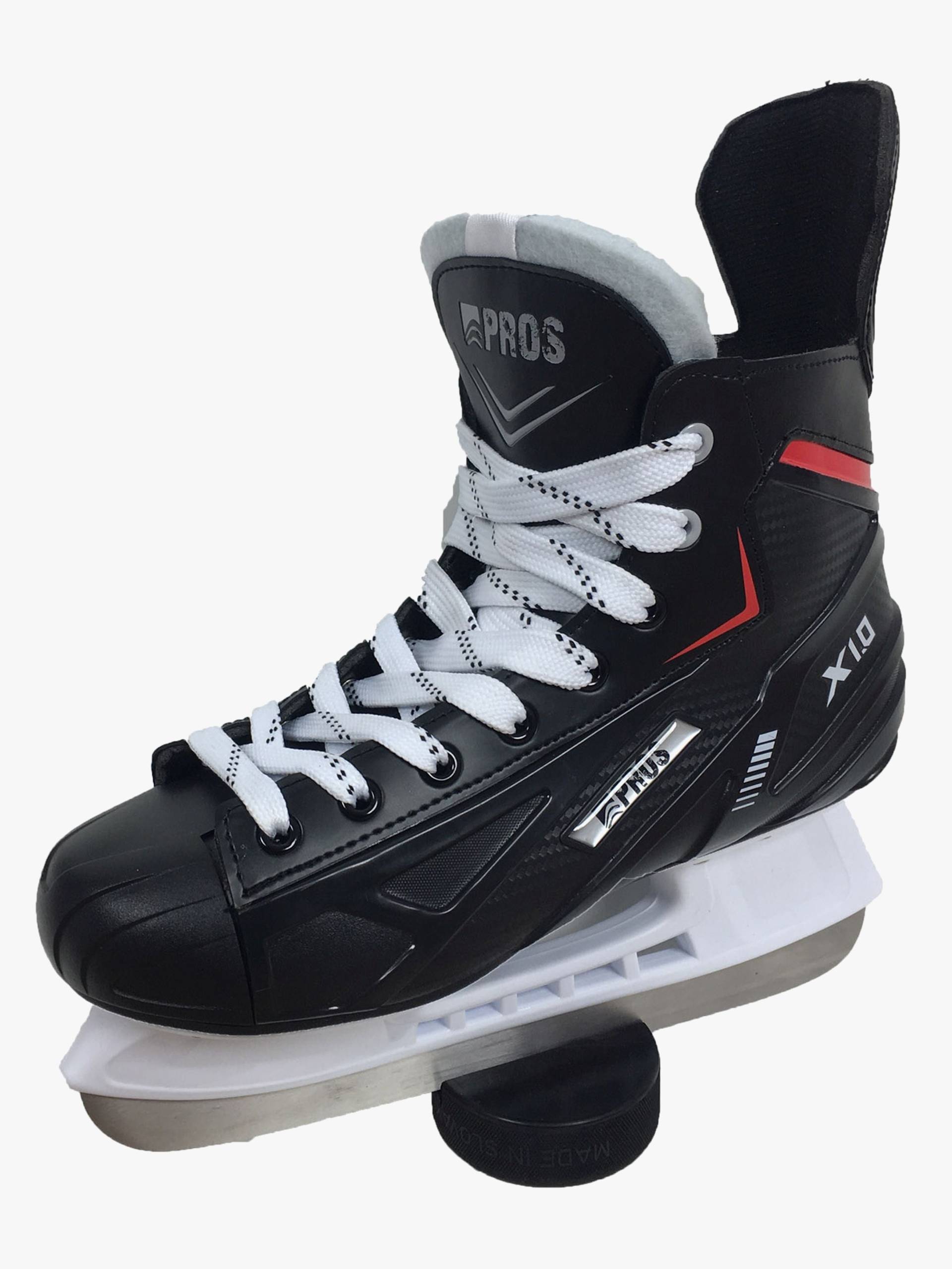 PROS Schlittschuh, Weiβ/Schwarz, 38 von PROS