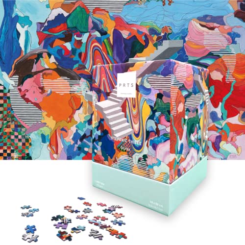 Abstrakte Kunst - 1000 Teile Kunstpuzzle für Erwachsene - Made in Germany - Buntes & außergewöhnliches Puzzle in edler Geschenkverpackung von PRTS FROM PUZZLE TO ARTS