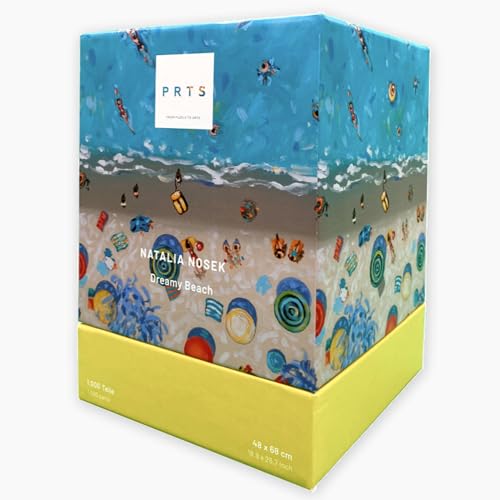 Besonderes Strandbild als Geschenk - 1000 Teile Puzzle für Erwachsene: Dreamy Beach - Strand, Sonne & Meer von PRTS FROM PUZZLE TO ARTS