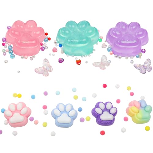 7 Stück Taba Squishy Cat, Squishy Toy Squishy Cat Paw, Fufu Squishy für Stressabbau, Squeeze Toy Squishy Pfote, Süße Weiche Katzenpfoten, Squeeze Spielzeug, Katzenpfoten Squishy für Kinder Erwachsene 7 Stück Taba Squishy Cat, Squishy Toy Squishy Cat Paw, Fufu Squishy für Stressabbau, Squeeze Toy Squishy Pfote, Süße Weiche Katzenpfoten, Squeeze Spielzeug, Katzenpfoten Squishy für Kinder Erwachsene von PRZRAO