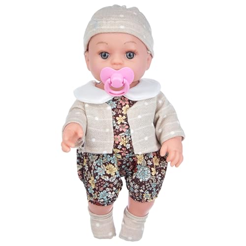 11, 8 Zoll waschbarer realistischer Babypuppe für Mädchen mit süßen Kleidung und beweglichem Gelenk sicherer vinyl lebensechter Neugeborener Puppe für Mädchen Geschenk Spielzeug Style2 Realistisches B von PSFDEWT