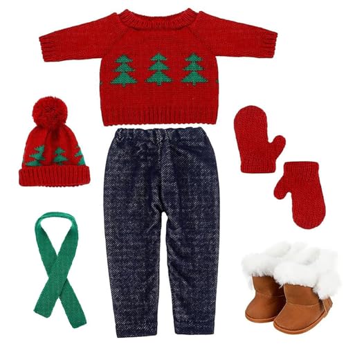 18 Zoll Puppenkleidung süße gestrickte amerikanische Puppenkleidung Weihnachten Winter -Outfit mit Schuhen, Pullovern, Hosen, Hut, Handschuhen und Schals für Weihnachtsdekor -Geschenke, Stilkleidung 18 Zoll Puppenkleidung süße gestrickte amerikanische Puppenkleidung Weihnachten Winter -Outfit mit Schuhen, Pullovern, Hosen, Hut, Handschuhen und Schals für Weihnachtsdekor -Geschenke, Stilkleidung von PSFDEWT