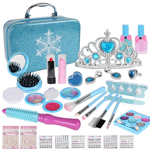32pcs Kleinkind-Make-up-Kit, echtes Waschkinder-Make-up-Kit mit kosmetischen Gehäuse echtes Mädchen Make-up tun Spielspielzeug für 4-6 Jahre alte kleine Mädchen Geburtstagsgeschenk, Kinder Make-up 32pcs Kleinkind-Make-up-Kit, echtes Waschkinder-Make-up-Kit mit kosmetischen Gehäuse echtes Mädchen Make-up tun Spielspielzeug für 4-6 Jahre alte kleine Mädchen Geburtstagsgeschenk, Kinder Make-up von PSFDEWT