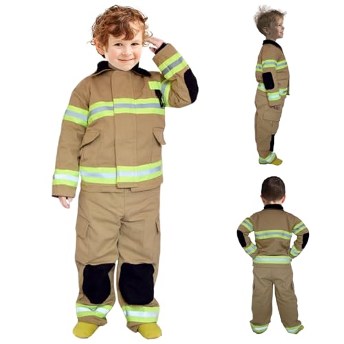Feuerwehrmänner Kostüm für Kinder tun das Spiel Rollenspiele Spielfeuerwehrkostüm für Jungen umfasst Top- und Hose -Kinder, die Kostüme für Halloween, Cosplay, XS Firefighter für angezeigt werden Feuerwehrmänner Kostüm für Kinder tun das Spiel Rollenspiele Spielfeuerwehrkostüm für Jungen umfasst Top- und Hose -Kinder, die Kostüme für Halloween, Cosplay, XS Firefighter für angezeigt werden von PSFDEWT