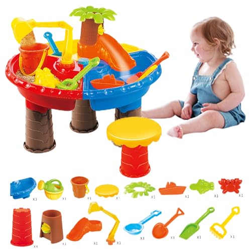 PSFDEWT 1 Set Wassertisch Buntes Sandtisch mit niedlichem Delphin-Abs sensorisch interaktives Eltern-Kind-Entwicklungswasser und Sand für den Innenstrand im Innenbereich Runde PSFDEWT 1 Set Wassertisch Buntes Sandtisch mit niedlichem Delphin-Abs sensorisch interaktives Eltern-Kind-Entwicklungswasser und Sand für den Innenstrand im Innenbereich Runde von PSFDEWT