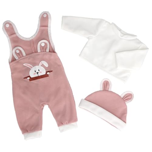 PSFDEWT 18 Zoll Puppenkleidung entzückende Hasenbabypuppenkleidung mit T-Shirt-Hosen und Hut einfallsreich PSFDEWT 18 Zoll Puppenkleidung entzückende Hasenbabypuppenkleidung mit T-Shirt-Hosen und Hut einfallsreich von PSFDEWT