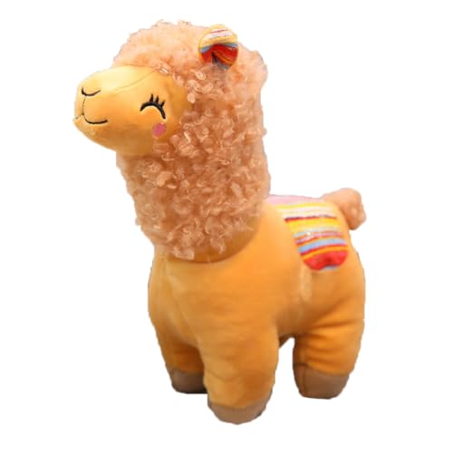 PSFDEWT 1pc niedliche Alpaka Plüsch -Puppen -Stofftierpuppe Lama Stoffed Animal Home Dekoration süßes Plüschgeschenk für Geburtstagsmädchenliebhaber, braune Alpaka Alpa PSFDEWT 1pc niedliche Alpaka Plüsch -Puppen -Stofftierpuppe Lama Stoffed Animal Home Dekoration süßes Plüschgeschenk für Geburtstagsmädchenliebhaber, braune Alpaka Alpa von PSFDEWT