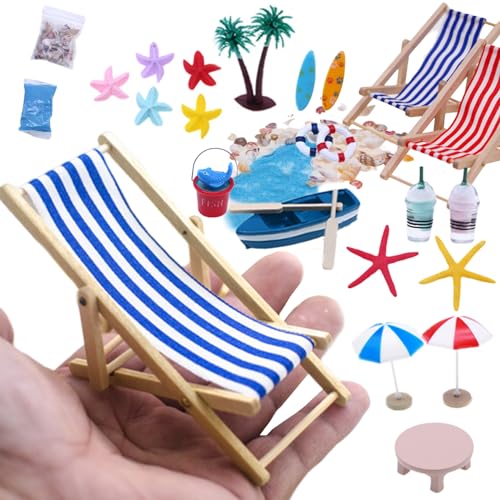 PSFDEWT Dollhouse Dekoration Miniatur Strandzubehör Mini Regenschirme Stuhl Stuhl Spielzeug Sommer Ozeankuchen Topper 25pcs Strandkuchen Dekorationen PSFDEWT Dollhouse Dekoration Miniatur Strandzubehör Mini Regenschirme Stuhl Stuhl Spielzeug Sommer Ozeankuchen Topper 25pcs Strandkuchen Dekorationen von PSFDEWT