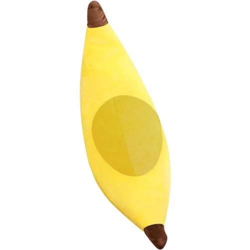 PSFDEWT Festival Kostümkappen Kinder Erwachsener Unisex lustiger Bananenhut gelbe Neuheit Kostüm Party Dekor Head Accessoire von PSFDEWT